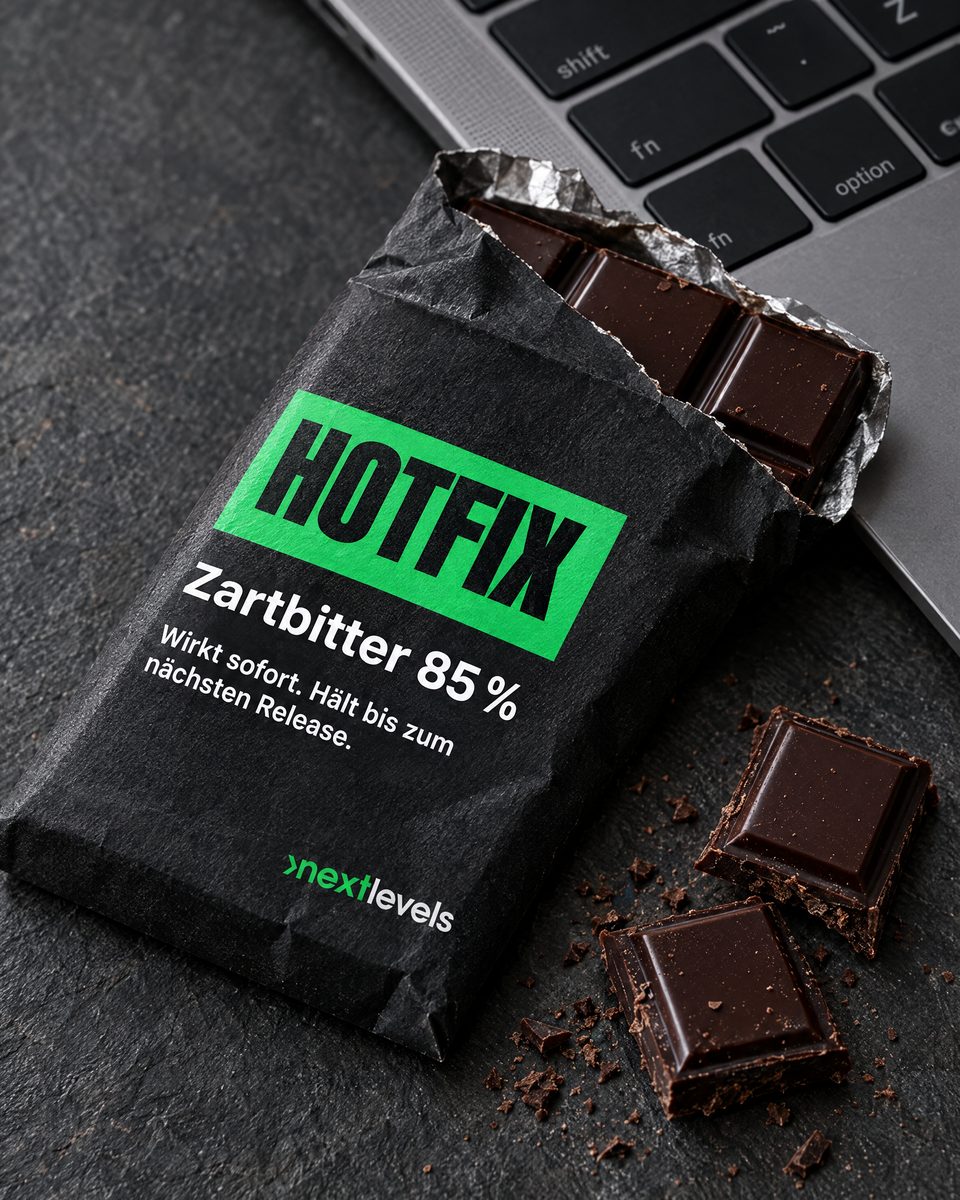 Schokolade „Hotfix“