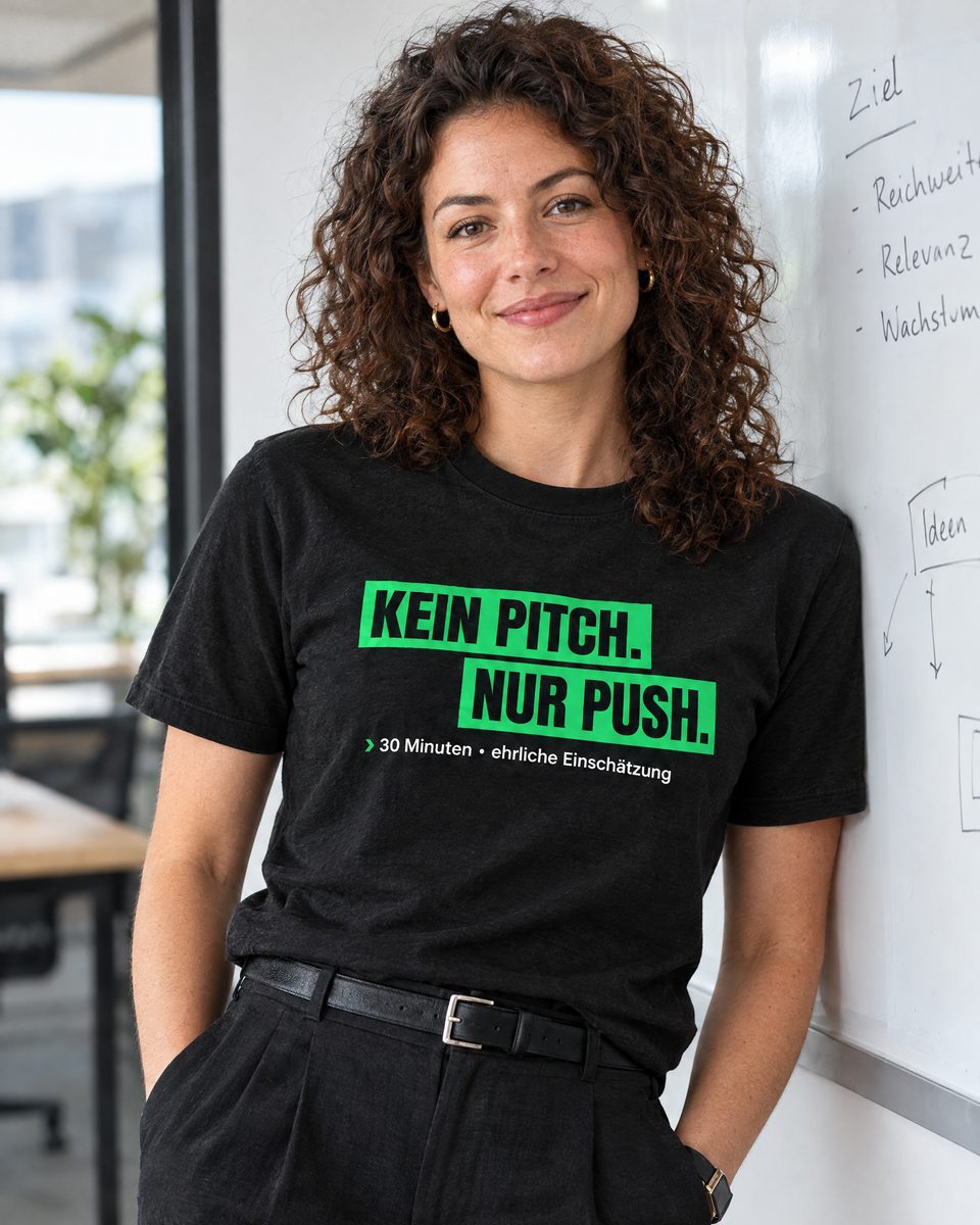 Shirt „Kein Pitch. Nur Push.“