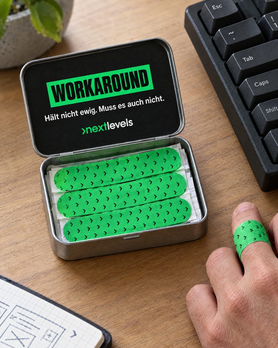 Pflaster „Workaround“
