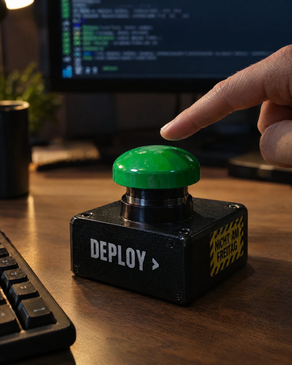 Deploy-Buzzer „Nicht am Freitag“