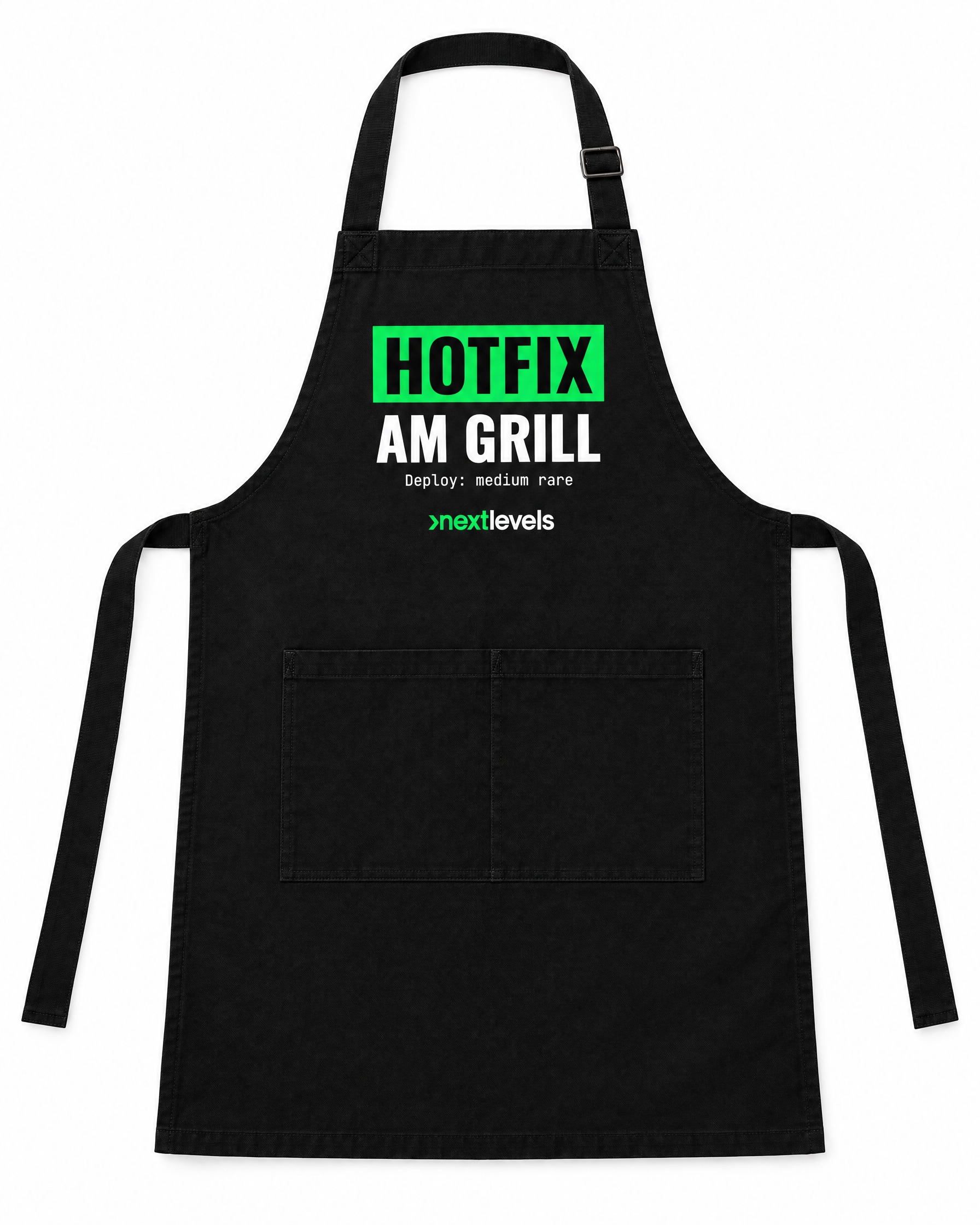 Grillschürze „Hotfix am Grill“ – Freisteller