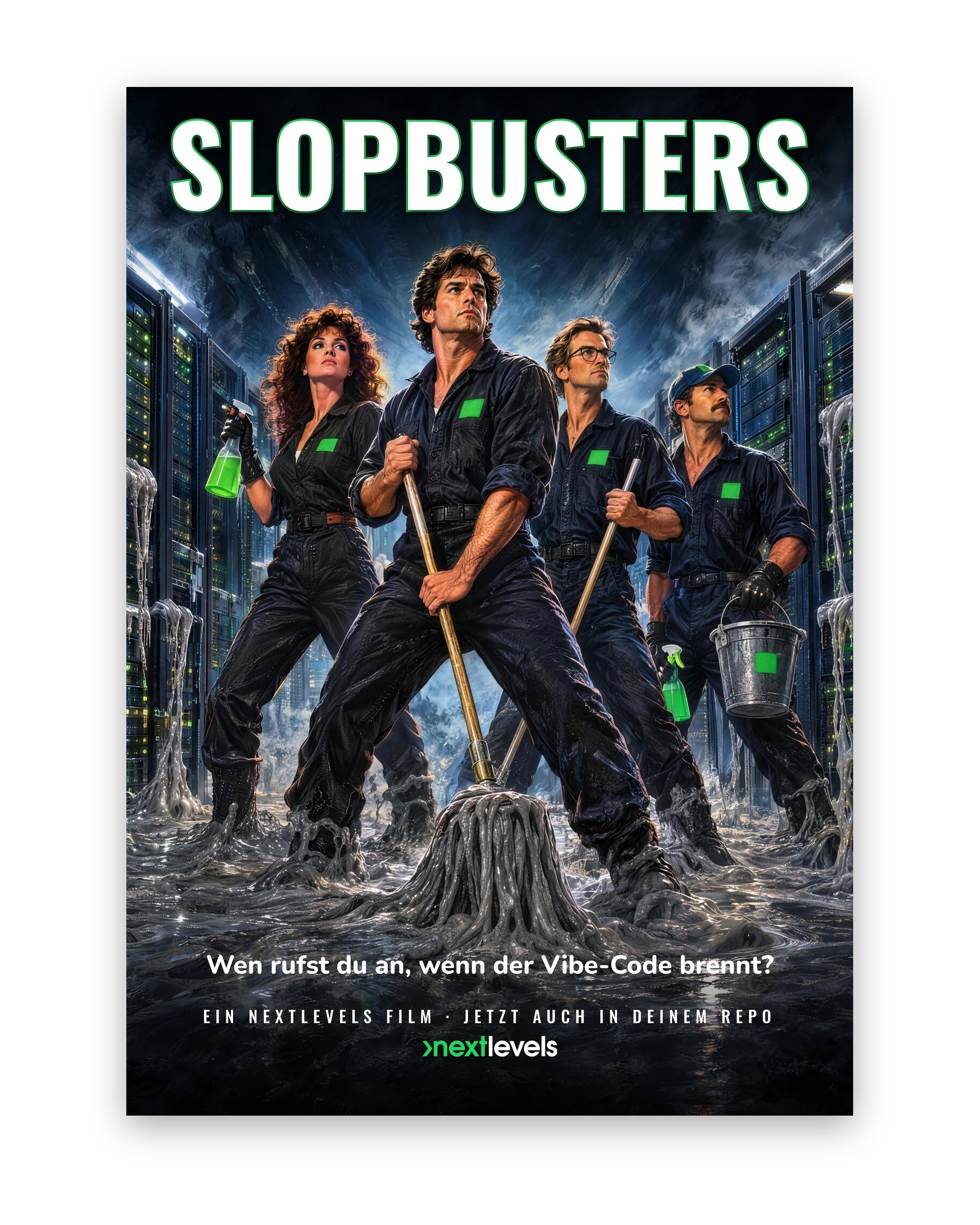 Poster „Slopbusters“ – Freisteller