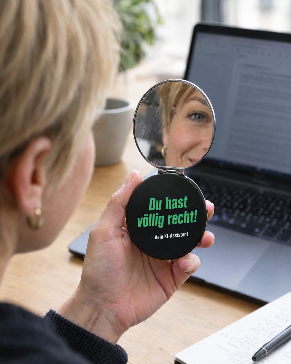 Taschenspiegel „Du hast völlig recht!“