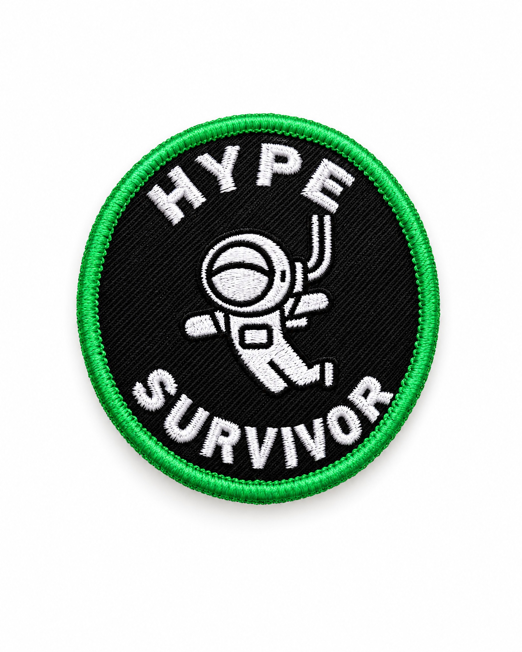 Aufnäher „Hype Survivor“ – Freisteller