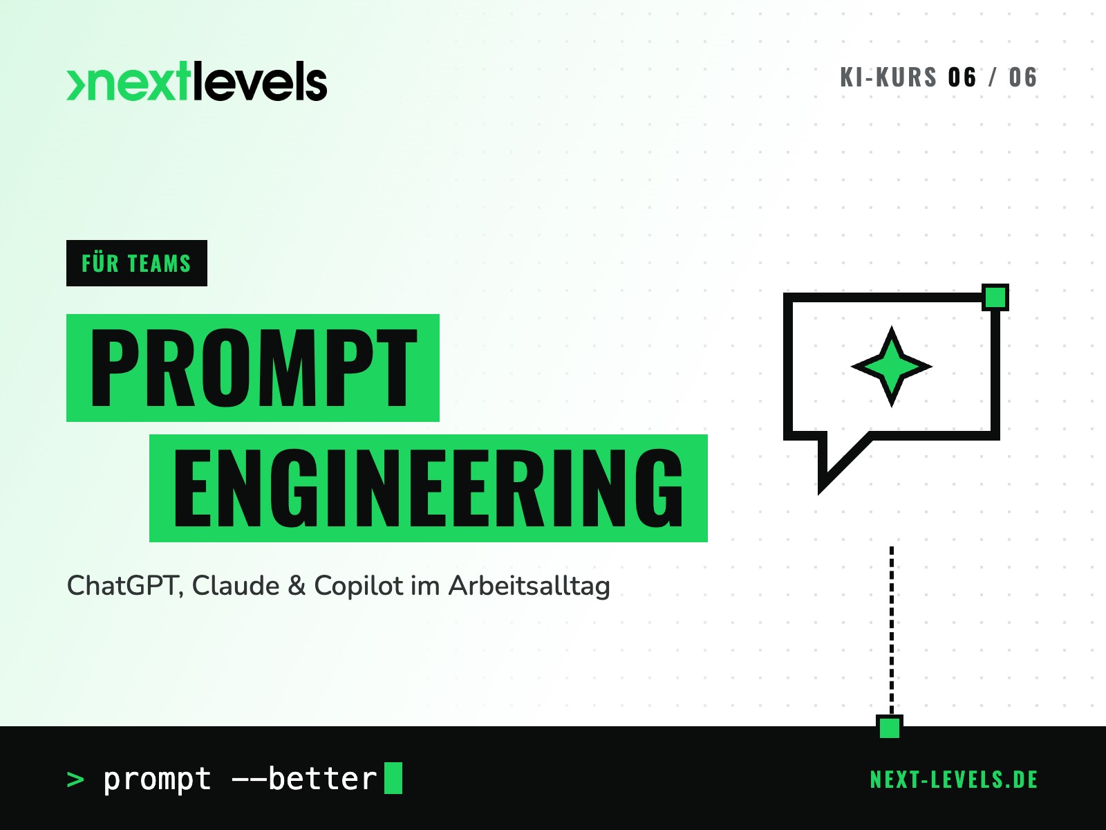 Prompt Engineering Schulung – ChatGPT, Claude & Copilot im Arbeitsalltag